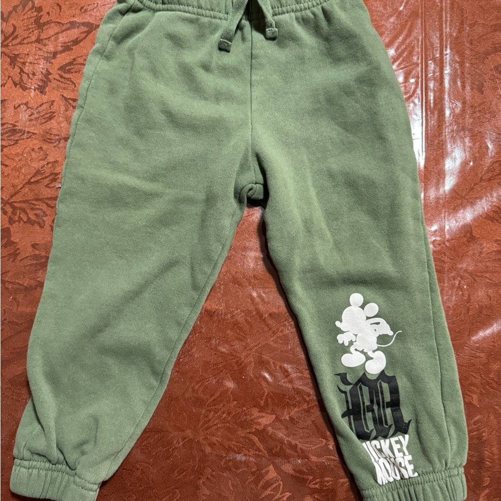 Green Kids Joggers DISNEY